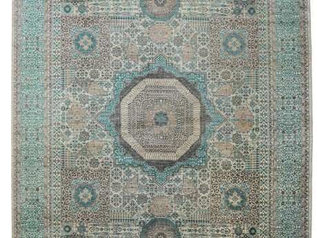 Mamluk I Celadon Teal 3