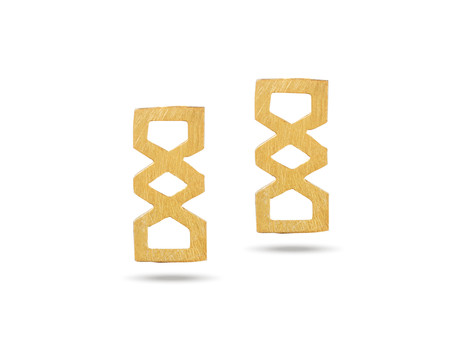 Girih Bar Earrings