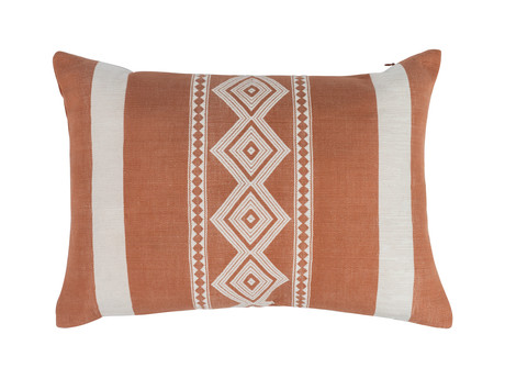 Thazin Lumbar Cushion Turquoise mountain Myanmar