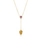 17 LOTUS BUD DROP NECKLACE