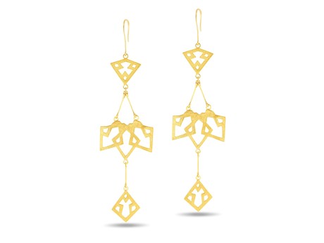Girih Bird Earrings