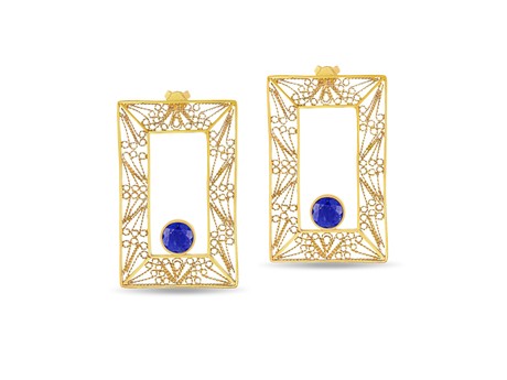 Mali Square Earrings